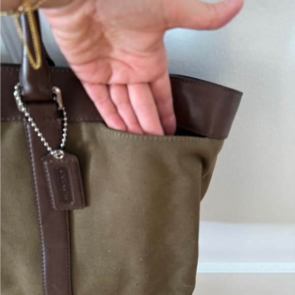 Coach Men’s Canvas and Leather Tote bag | NWOT - Picture 2 of 8